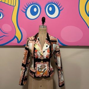 Moschino Jeans Window Payne Picaso Jacket